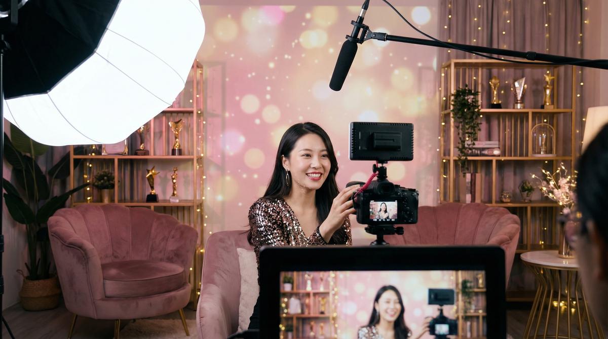 国产主播创作者幕后拍摄视频